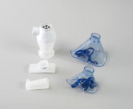 Емкость для распыления лекарств, загубник, насадка для носа и маски компрессорного небулайзера Microlife NEB 50