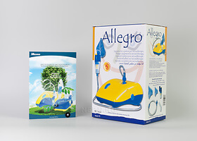 Коробка и документация к компрессорному небулайзеру Med 2000 Allegro