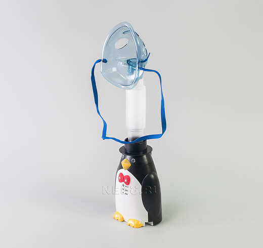 Ультразвуковой небулайзер Med 2000 Пингвин в сборе с маской